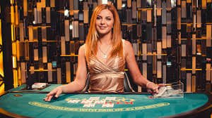 Live dealer studio at chisa broadcasting First Goal tables in HD